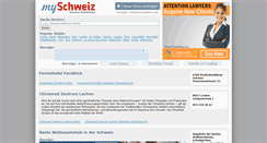 Desktop Screenshot of myschweiz.com